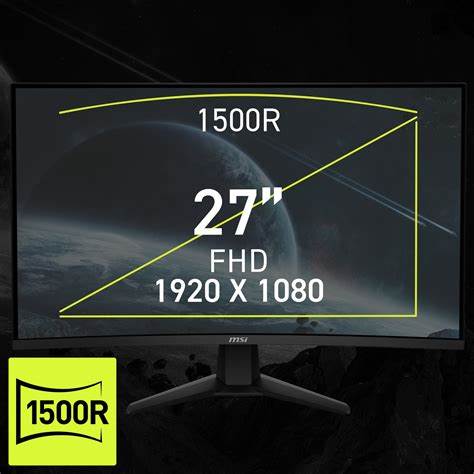 MSI MAG 274CXF – 27″ FHD 280Hz Curved Gaming Monitor
