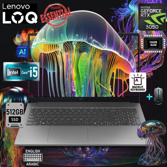 LENOVO AI PC LOQ Essential 15IAX9E (2 years warranty)