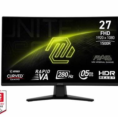 MSI MAG 274CXF – 27″ FHD 280Hz Curved Gaming Monitor